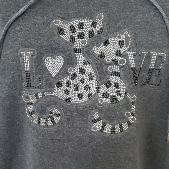 Nalie Collection beaded hoodie - Picture 2 of 5